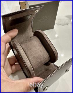100% Authentic OEM Patek Philippe Watch Travel Leather Case H997. Travel NEW
