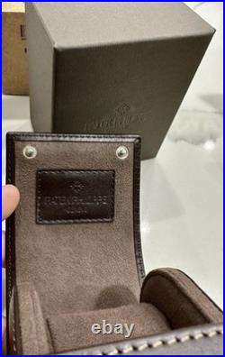100% Authentic OEM Patek Philippe Watch Travel Leather Case H997. Travel NEW