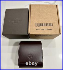 100% Authentic Patek Philippe Watch Travel Leather Case Pouch H997. Travel NEW