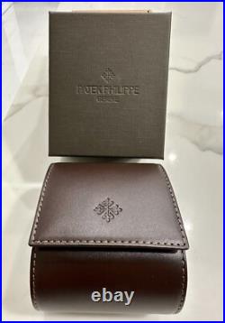 100% Authentic Patek Philippe Watch Travel Leather Case Pouch H997. Travel NEW