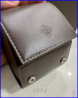 100% Authentic Patek Philippe Watch Travel Leather Case Pouch H997. Travel NEW