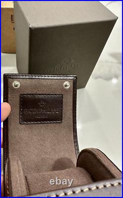 100% Authentic Patek Philippe Watch Travel Leather Case Pouch H997. Travel NEW