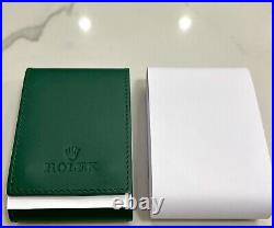 100% Authentic Rolex Watch Travel Leather Case Pouch Service Center Premium NEW