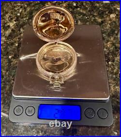 10K Gold Case 29.3 Grams Stamped Case Only Vintage Pocket Watch G Not Scrap