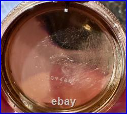 10K Gold Case 29.3 Grams Stamped Case Only Vintage Pocket Watch G Not Scrap