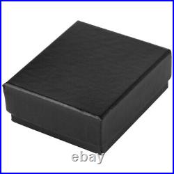 10/50/100pcs Black Cardboard Elegant Cases Pocket Watch Boxes Display 873cm