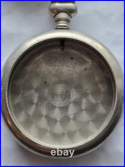 10 collection of Antique pocket watch cases and components