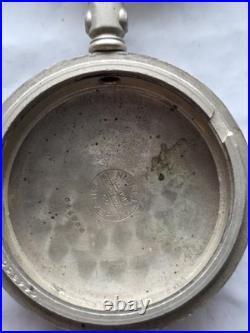 10 collection of Antique pocket watch cases and components