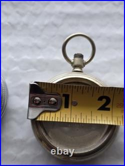 10 collection of Antique pocket watch cases and components