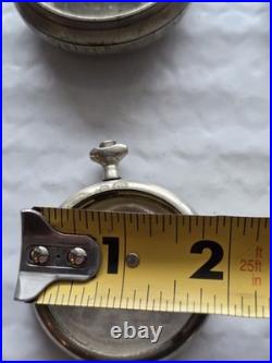 10 collection of Antique pocket watch cases and components