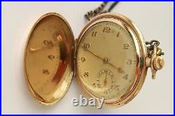 110 YEARS OLD R&W ANKER GERMAN 20y WALZGOLD DOUBLE CASE POCKET WATCH