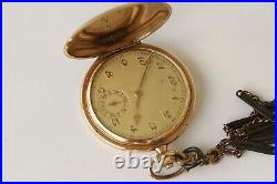 110 YEARS OLD R&W ANKER GERMAN 20y WALZGOLD DOUBLE CASE POCKET WATCH