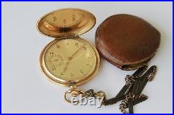 110 YEARS OLD R&W ANKER GERMAN 20y WALZGOLD DOUBLE CASE POCKET WATCH