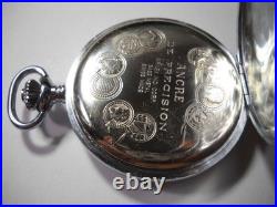 1165L Bailey Banks And Biddle Pocket Watch Works! Watch case 45mm across no dam
