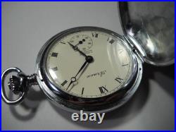 1165L Bailey Banks And Biddle Pocket Watch Works! Watch case 45mm across no dam