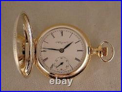 120 Years Old Elgin Multicolor Sterling Silver Hunter Case Great Pocket Watch