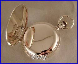 124 YEARS OLD HAMILTON 923 IMPERIAL COIN SILVER HUNTER CASE 18s POCKET WATCH