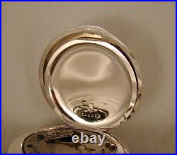 124 YEARS OLD HAMILTON 923 IMPERIAL COIN SILVER HUNTER CASE 18s POCKET WATCH