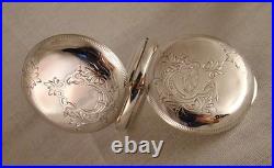 126 YEARS OLD HAMILTON 929 COIN SILVER HUNTER CASE SIZE 18s POCKET WATCH