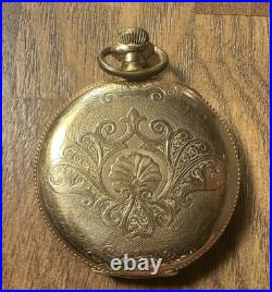 12 Size Hunter Keystone J Boss 14k GF 25yr Guarantee Pocket Watch Case 36 Gram
