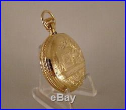 131 YEARS OLD ILLINOIS 14k SOLID GOLD HUNTER CASE GREAT LOOKING POCKET WATCH