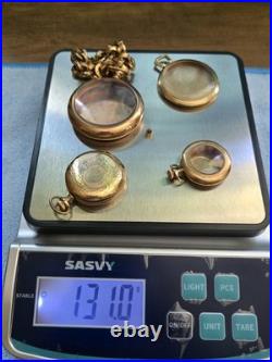 131g of gold-filled watch cases