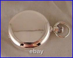 138 YEARS OLD ELGIN 15j COIN SILVER MUCKLE CASE 16s GREAT LOOKING POCKET WATCH