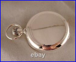 138 YEARS OLD ELGIN 15j COIN SILVER MUCKLE CASE 16s GREAT LOOKING POCKET WATCH