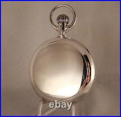 138 YEARS OLD ELGIN 15j COIN SILVER MUCKLE CASE 16s GREAT LOOKING POCKET WATCH