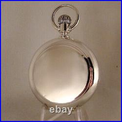 138 YEARS OLD ELGIN 15j COIN SILVER MUCKLE CASE 16s GREAT LOOKING POCKET WATCH