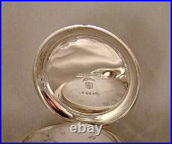 138 YEARS OLD ELGIN 15j COIN SILVER MUCKLE CASE 16s GREAT LOOKING POCKET WATCH