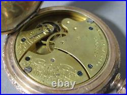 14K Gold Hunter Case American Waltham 6s Pocket Watch