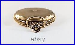 14K Gold WALTHAM Men's Hunter Case 16 Monogrammed Pocket Watch circa 1913