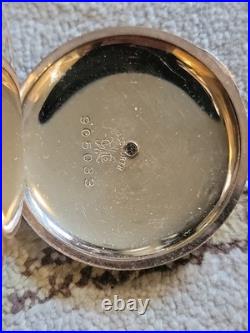 14K Solid Tricolor Gold & Diamond Custom Case ELGIN Hunter Pocket WATCH Wadswort