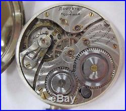 14k Vintage Illinois Pocket Watch Elgin Giant Watch Case Co 14k A Working Beauty