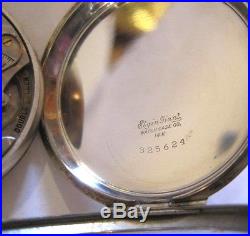 14k Vintage Illinois Pocket Watch Elgin Giant Watch Case Co 14k A Working Beauty