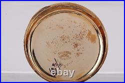 14k Gold Elgin 5443019 Keystone Hunter Case Pocket Watch 1859b