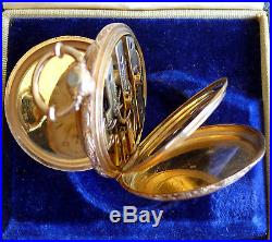 14k Gold Full Case Leon Sichel Chaux-de-Fonds Key Wind Swiss Pocket Watch