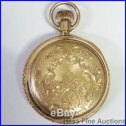 14k Solid Gold American Waltham 15J Model 1883 18S Hunter Case Pocket Watch