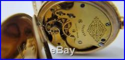 14k Waltham Solid Gold Hunter Case Pocket Watch