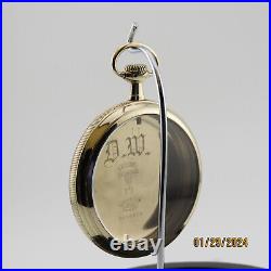 16S Keystone/J. Boss,'Coin-edge', 20 yr.gf, antique pocket watch case (D-24)