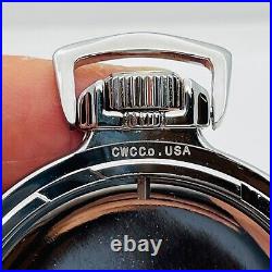 16S Mainliner Classic Watch Case Co, USA, POCKET WATCH CASE SILVER PLATED
