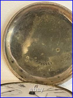 16S Waltham 20 Years Gold Filled Pocket Watch Full Hunter Runs withChain Fob 135g