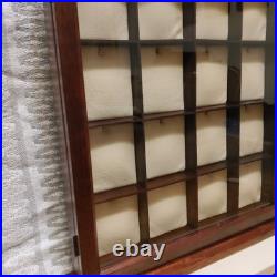 16 Compartment Pocket Watch Display Case