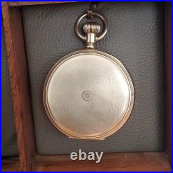 16 Compartment Pocket Watch Display Case