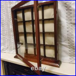 16 Compartment Pocket Watch Display Case