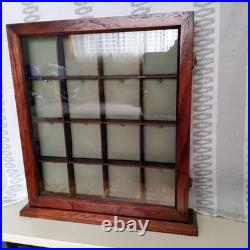 16 Compartment Pocket Watch Display Case