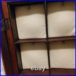 16 Compartment Pocket Watch Display Case