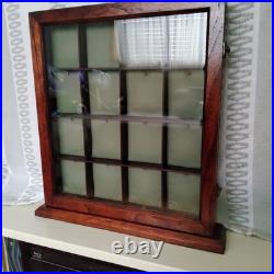16 Compartment Pocket Watch Display Case
