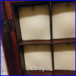 16 Compartment Pocket Watch Display Case